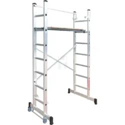 ANDAIME MÓVEL ALUMÍNIO 2X7 DEGRAUS