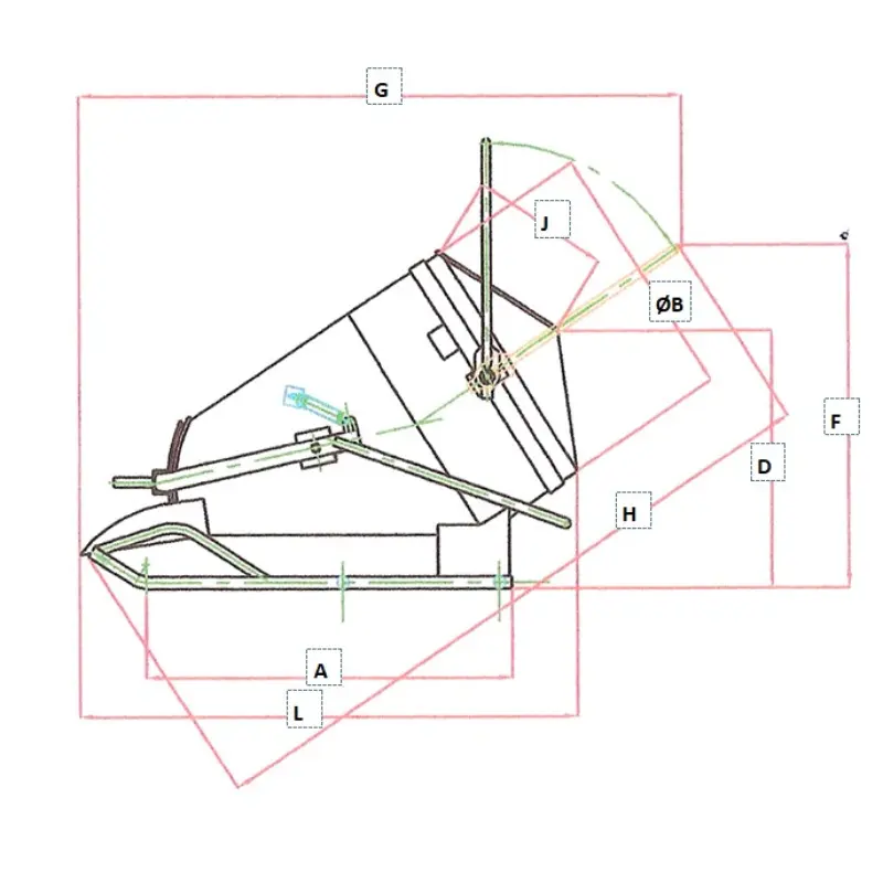 BALDE TRENÓ 300 LTS GRIZ