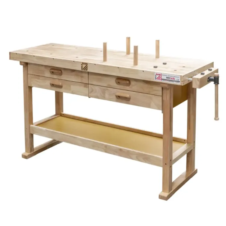 Bancada de Trabalho WB162L Holzmann Madeira Maciça 1640x510mm Bancada de Trabalho WB162L Holzmann Madeira Maciça 1640x510mm