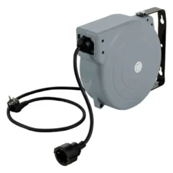 Enrolador de cabo eléctrico 15m HOLZMANN