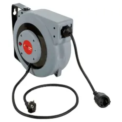 Enrolador de cabo eléctrico 15m HOLZMANN