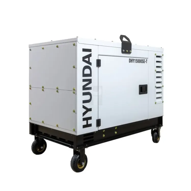 Gerador Diesel 15kVA Mono Trifásico Hyundai DHY15000SE-T 12kW 230V/400V