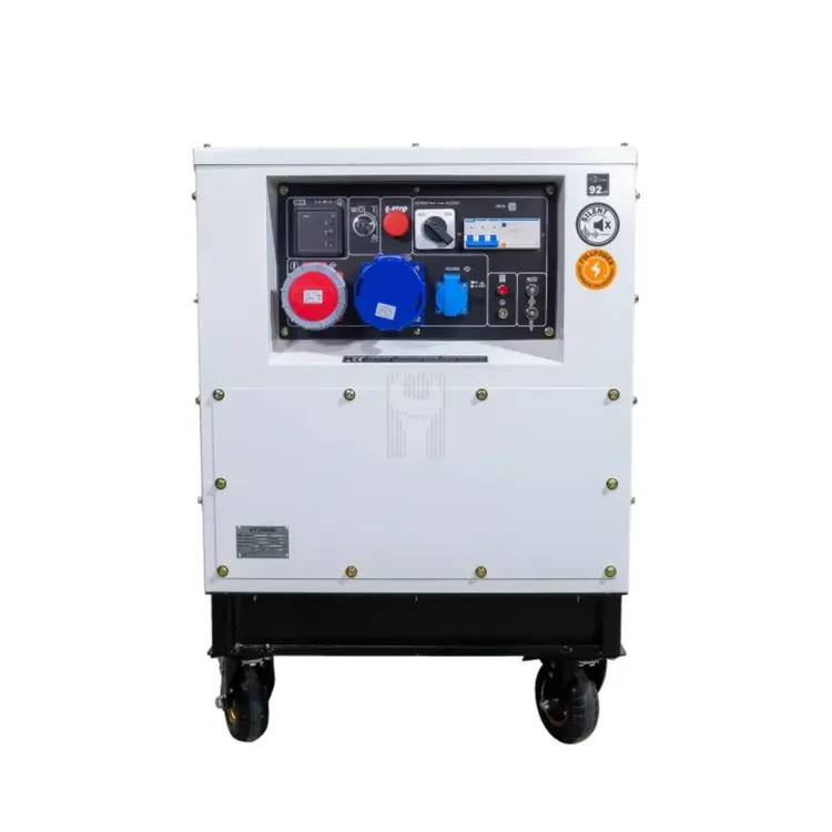 Gerador Diesel 15kVA Mono Trifásico Hyundai DHY15000SE-T 12kW 230V/400V