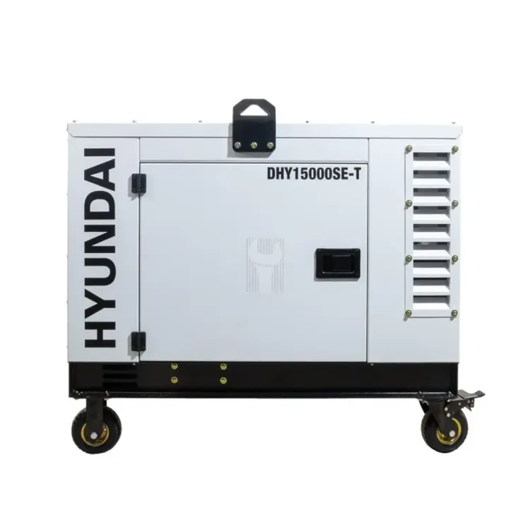 Gerador Diesel 15kVA Mono Trifásico Hyundai DHY15000SE-T 12kW 230V/400V