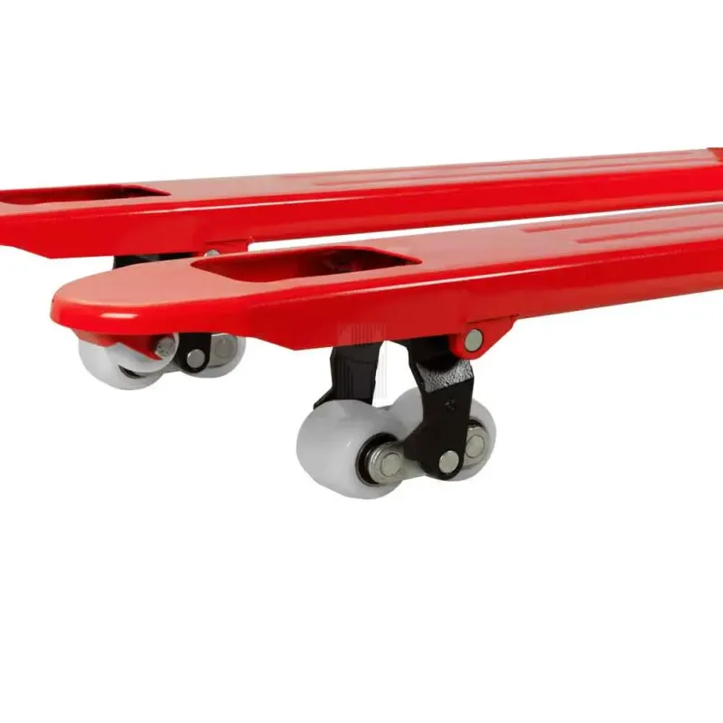 PORTA PALETES RODAS PU DUPLAS GARFOS 1150MM HOLZMANN