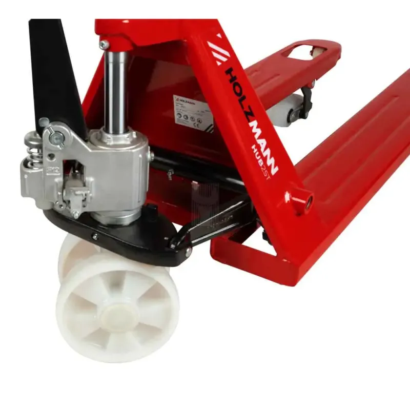 PORTA PALETES RODAS PU DUPLAS GARFOS 1150MM HOLZMANN