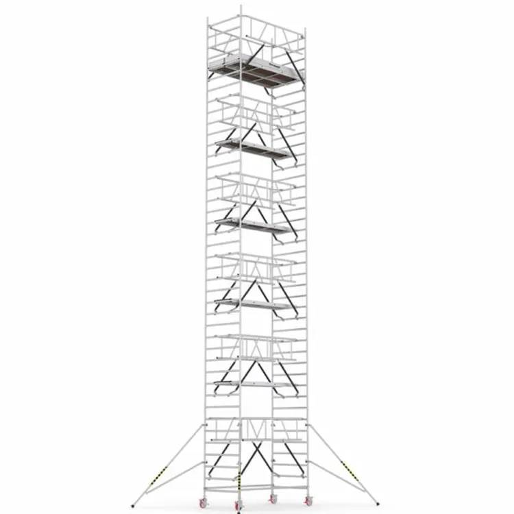 Torre de Andaime Móvel PERSUM Altezza Top L1360 13.60 M 120x240 CM Torre de Andaime Móvel PERSUM Altezza Top L1360 13.60 M 120x240 CM