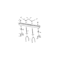 Barra Reforçada de Motor KROFTOOLS 500kg 725-1480mm