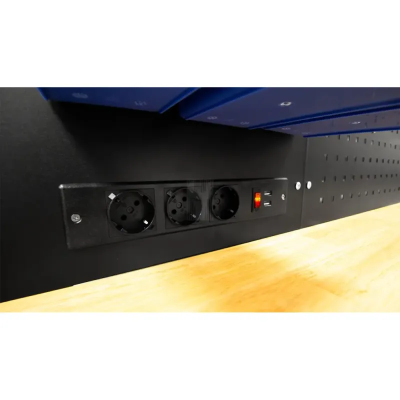 CARRO DE TRABALHO C/ LED E TOMADA – KROFTOOLS