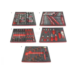 Carro de Ferramentas 7 Gavetas 160 Peças Kroftools
