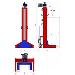 ELEVADOR COLUNAS MÓVEIS MCL 75.4.S EMANUEL
