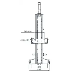 ELEVADOR DE COLUNAS INDEPENDENTES 8500KG