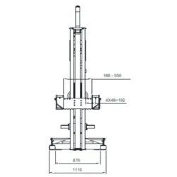 ELEVADOR DE COLUNAS INDEPENDENTES ECF9650YW