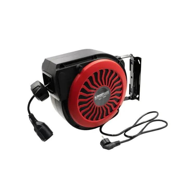 Enrolador Elétrico KROFTOOLS 15 m 230 V 3x1.5 mm