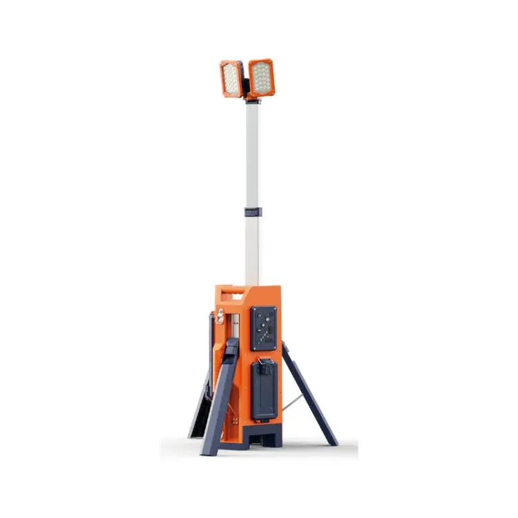Torre de Luz LED Portátil AYERBE 8000lm 2.2m IP65