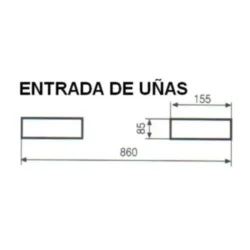 Contentor de malha descarga inferior ND 1100L 500kg