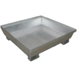 Tina galvanizada sem rede para 4 bidões ND 3037-G 245L 800kg