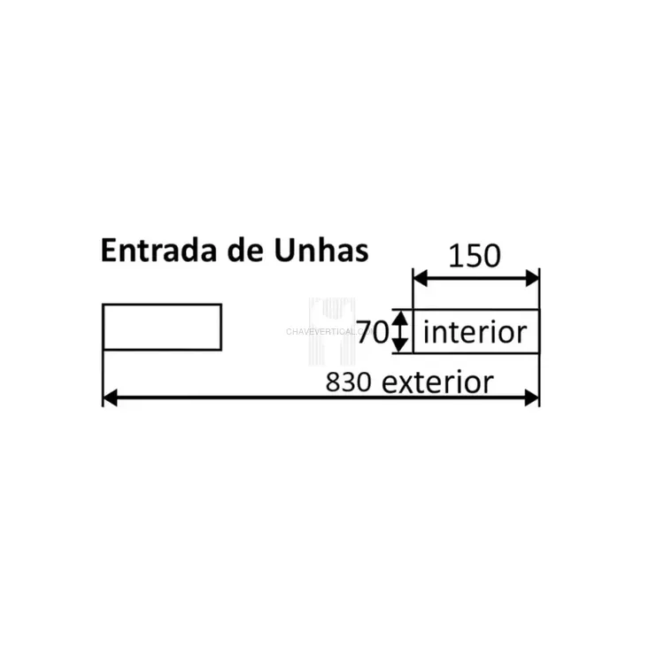 Balde de recolha para empilhador ND 1500kg 750L