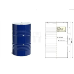 Bidão de Chapa ND 216L 585x885mm