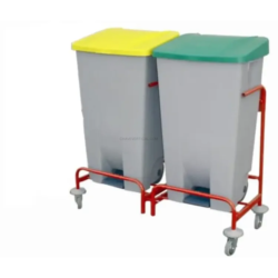 Carrinho de Reciclagem com 2 Contentores ND 1000x560x1000mm 240kg