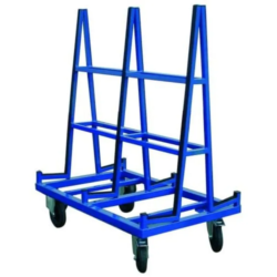 Carro para Transporte de Madeira e Vidro Inclinado ND 600 kg Rodas Borracha 1500x900x1650 mm