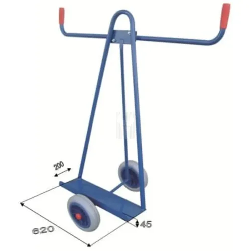 Carro Porta Madeira 2 Rodas ND 260mm 18kg