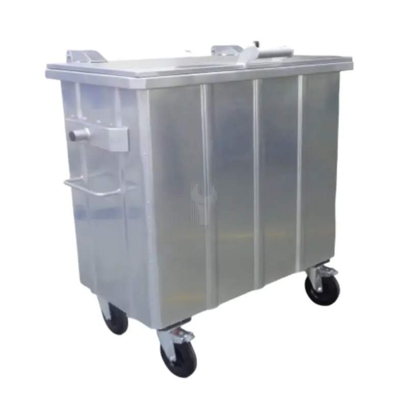 CONTENTOR LIXO 800LT GALVANIZADO