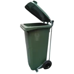 CONTENTOR LIXO 80L VERDE COM PEDAL ND