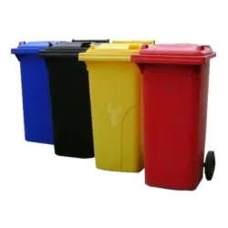 CONTENTOR LIXO 80L VERDE COM PEDAL ND