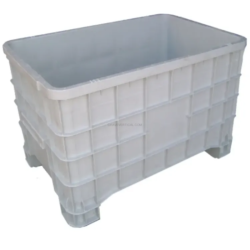 Contentor Plástico Liso Pequeno ND 300L 1000x640x680mm