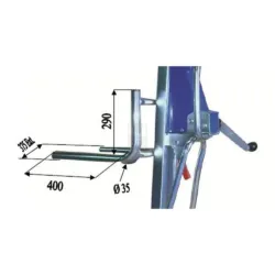 EMPILHADOR/STACKER MANUAL 170 KG ND