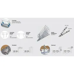 ESCADA RANGER 3 DEGRAUS ALTRAD