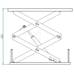 MESA DE ELEVAÇÃO ELÉCTRICA 3000 KG