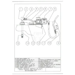 Tanque de Gasóleo ND 1000L 230V 50 l/m