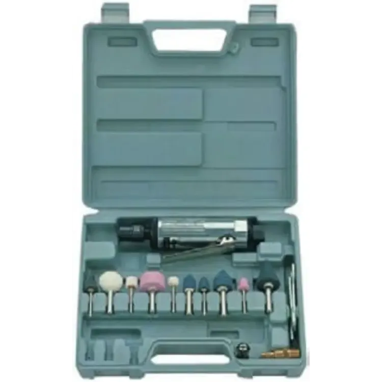 Kit Retificador Pneumático POWERED ZK2206K 1.5kg 10 Mós