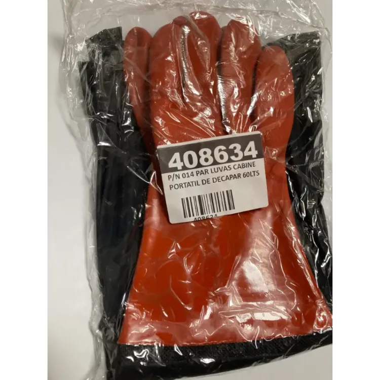 Par de Luvas para Cabine de Decapar POWERED HSC60 60Lts