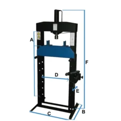 PRENSA HIDRÁULICA DE 2 VELOCIDADES PD100 POWERED