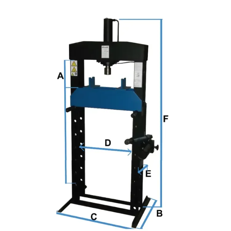 Prensa Hidráulica POWERED PD100 100 Ton 2 Velocidades