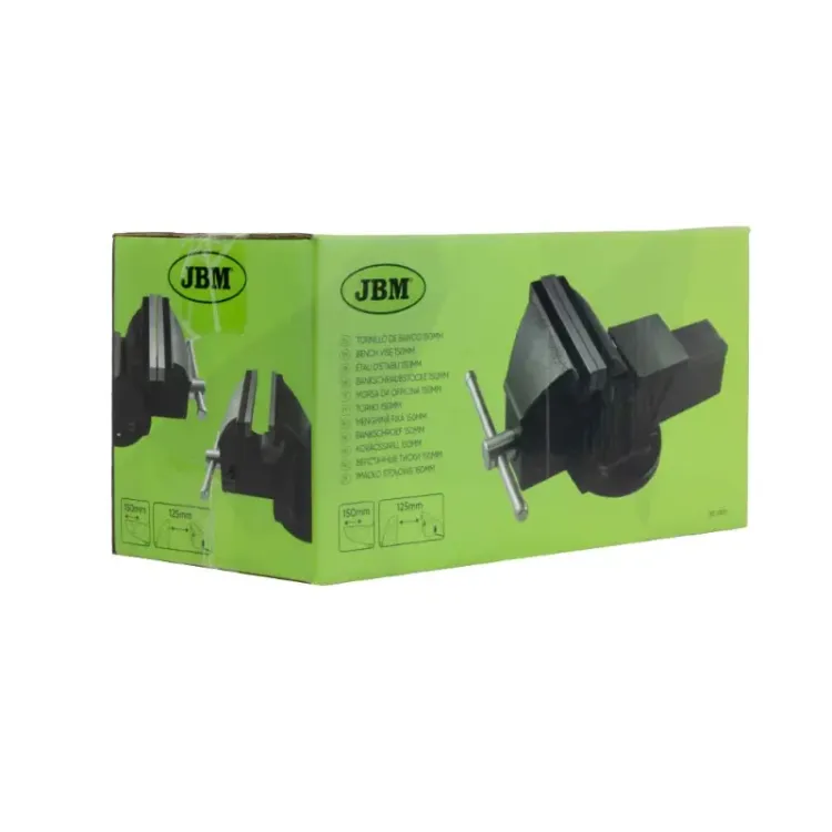 Torno de Bancada JBM 150mm 125mm Abertura Ferro Fundido