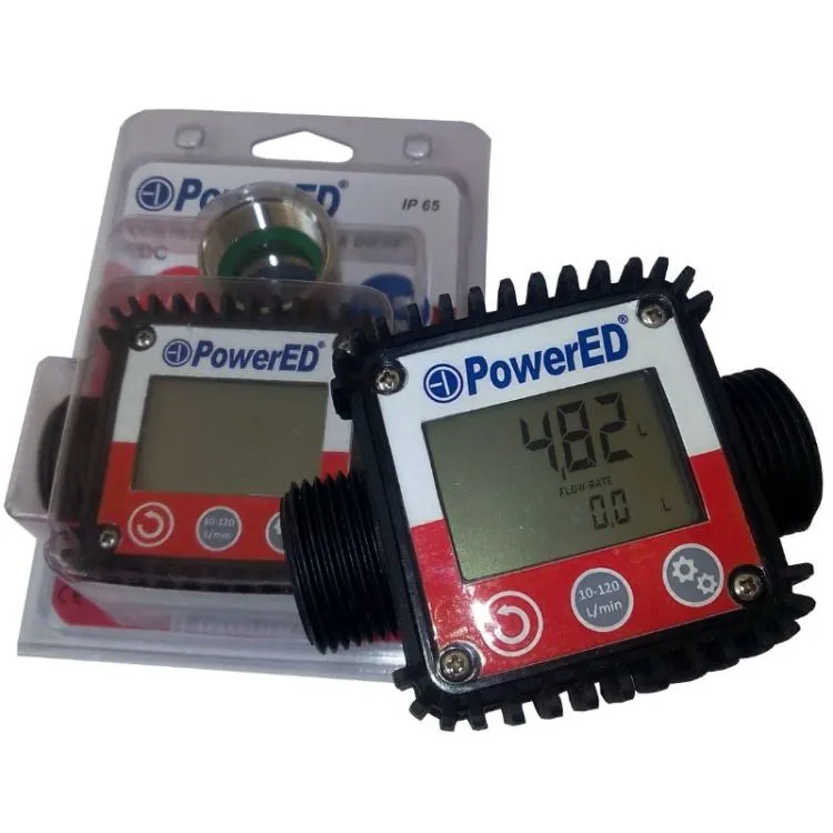 Contador Digital POWERED 5-120 l/min 10 bar 1" NPT