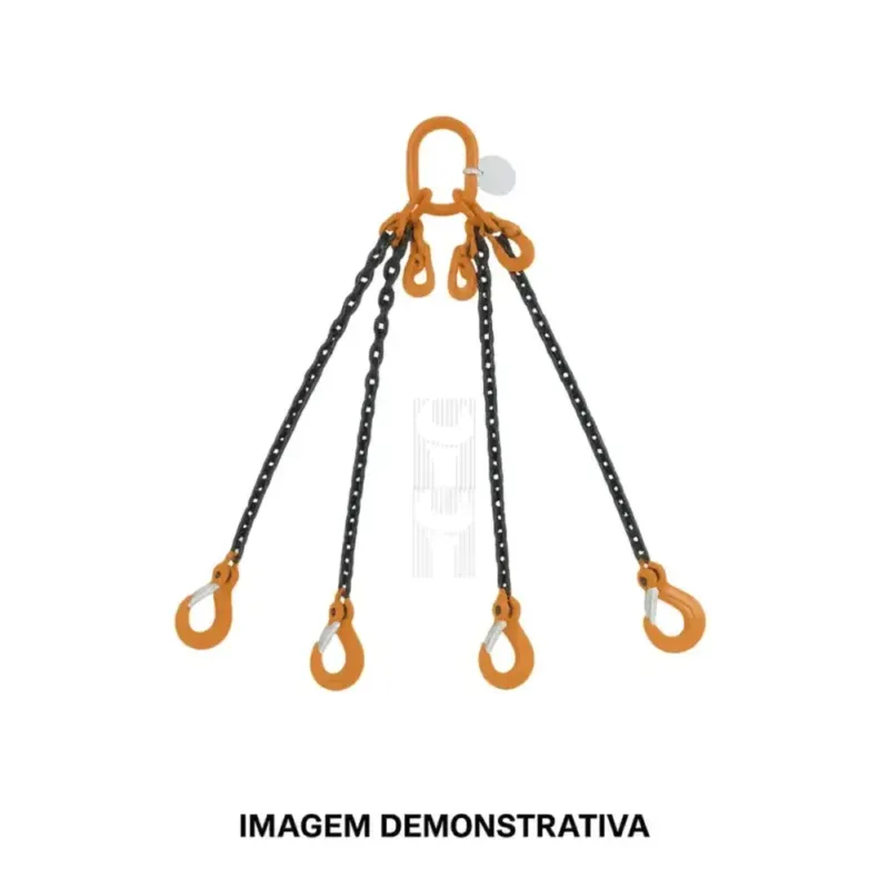 LINGA 4 RAMAIS 3M 6.61T G80-10MM SPA LINGA 4 RAMAIS 3M 6.61T G80-10MM SPA