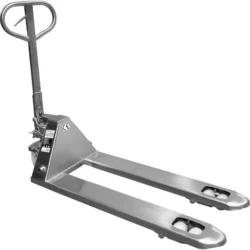 Porta paletes inox POWERED 2.5T 540x1150mm rodas nylon