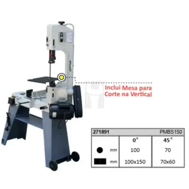  Inclui Mesa para Corte Vertical