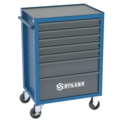 CARRINHO DE OFICINA 7 GAVETAS C 147 FERRAMENTAS STILKER (5)