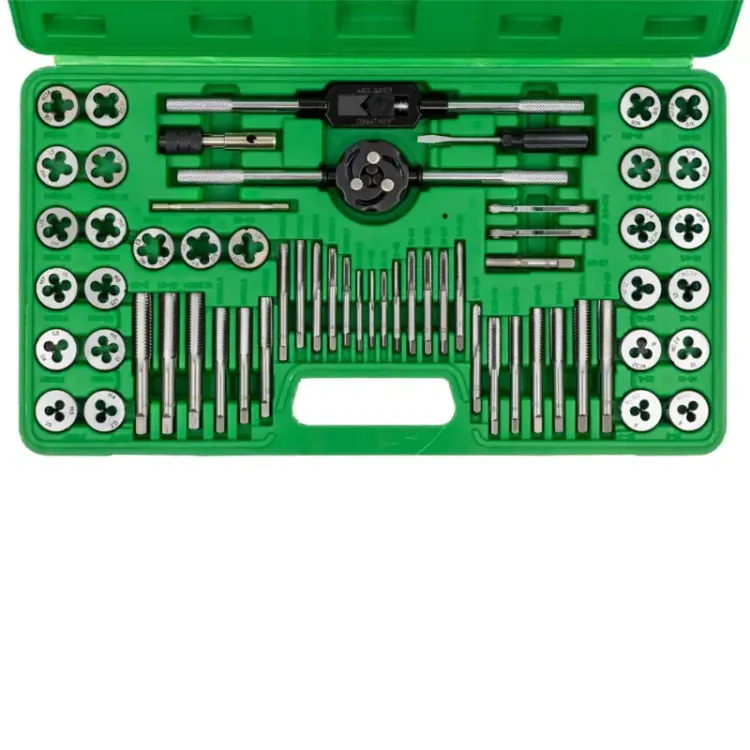 Conjunto de Machos e Caçonetes JBM 60 Peças Métrico UNC UNF NPT