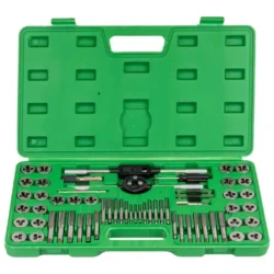 Conjunto de Machos e Caçonetes JBM 60 Peças Métrico UNC UNF NPT