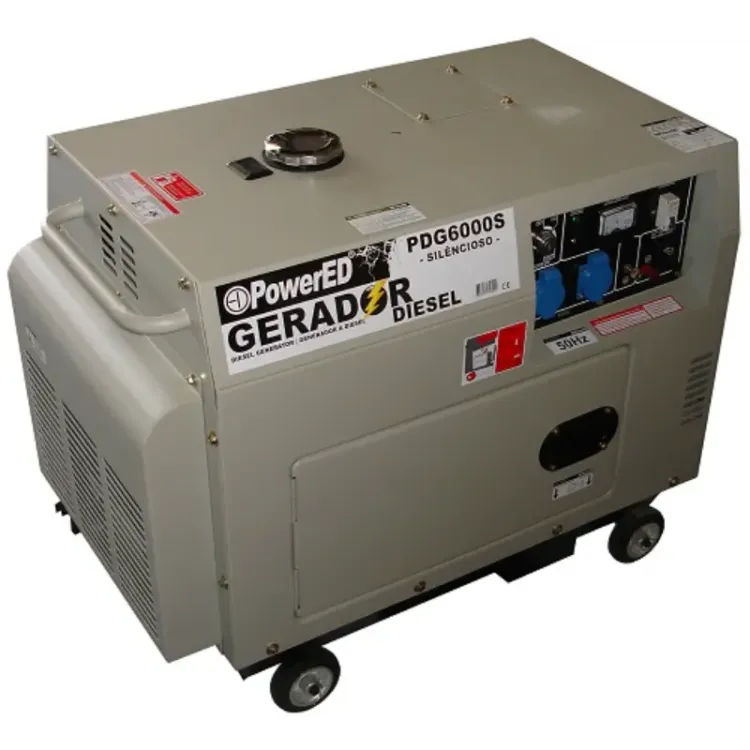GERADOR A DIESEL PDG6000S POWERED