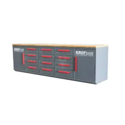 BANCADA DE TRABALHO COM GAVETAS 2.85MT KROFTOOLS