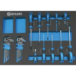 Carrinho de Oficina 7 Gavetas com 147 Ferramentas STILKER
