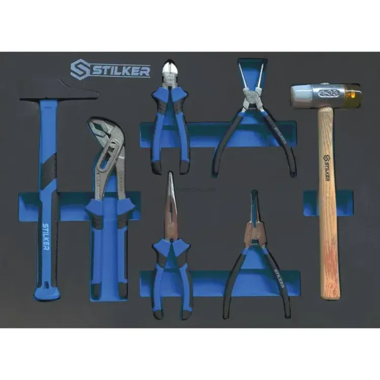 Carrinho de Oficina 7 Gavetas com 147 Ferramentas STILKER
